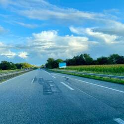 Baluer Himmel in Schleswig Holstein