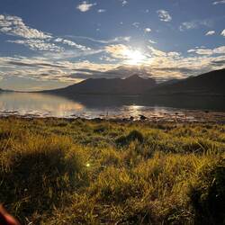 Abendstimmung am Stellplatz