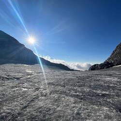Über den Gletscher