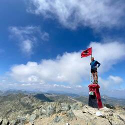 auf dem wunderschönen Dach des Kosovos
