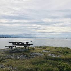 Zurück am Hafen - leider zieht schlechtes Wetter auf