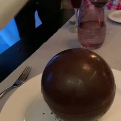 Chocolate sphere