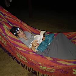 Et c'est parti pour une dernière nuit en hamac !