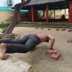 Wrestling Platz im Sand