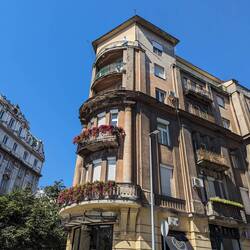 Downtown has many classic looking, attractive buildigs
