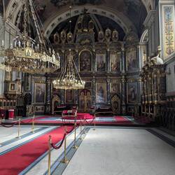 Saint Peter's Church. Dark, old.