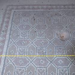 Mosaic floor in Roman tomb