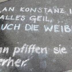 Straßen Graffiti in Konstanz!
