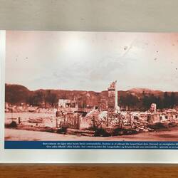 auch die Kirche wurde vollständig zerstört