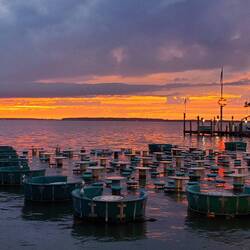 Seacrets tables IN the bay