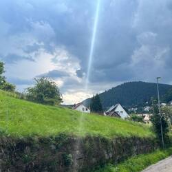 Da zog das Gewitter heran...