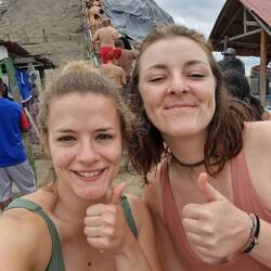 Vor unserem Vulkan-Schlammbad