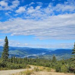 Der Fluss Yukon von unserem Nachtlager aus gesehen