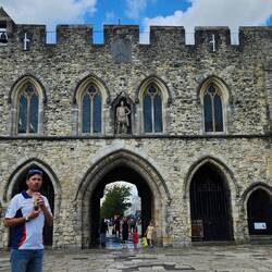 Bargate, 12th century gate access to old town Southampton.