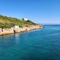 Leaving the port of Santa Teresa Gallura