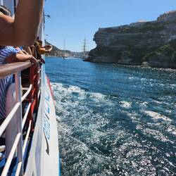 Bonifacio harbour entrance