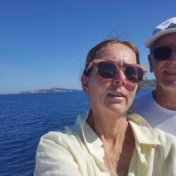 On the way to Corsica