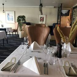 Hier kann man speisen (kostet natürlich extra)