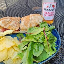 Bacon and brie panini