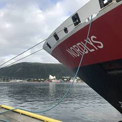 Doch es ist Zeit. Mit einem letzter Blick auf die Eismeerkathedrale ...
