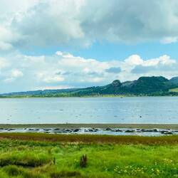 Fahrt entlang dem Fluss Clyde bis nach Glasgow