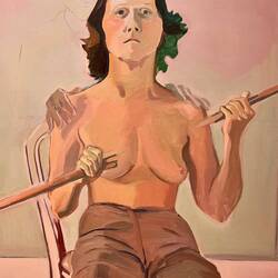 Maria Lessnig in der tollen Kunsthalle Emden