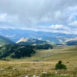 während dem Abstieg