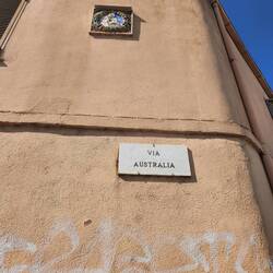 Small district in Olbia where the streets are named after countries.