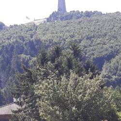 Shipka monument from the pass