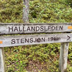 Der Stensjön ist das Ziel der ersten Etappe