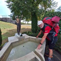 Eiskalte Kneippanlage für Hände und Arme!