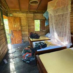 Mein Bett ganz hinten