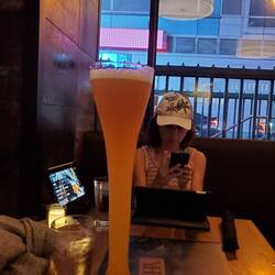 Last stop at the yard house. Felt imperative to order a yard of beer :)