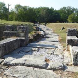 Main gate and road at nicopolis