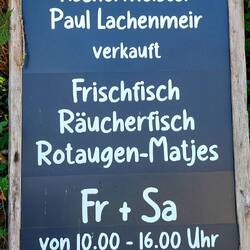 Wir landen beim Fischer Lachenmeir!