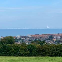 Sogar Le Havre ist noch zu sehen.