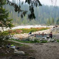 einer der grossen Pools