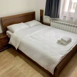 mein wunderschönes Zimmer für die kommende Nacht (nach 11 Übernachtungen im Zelt)