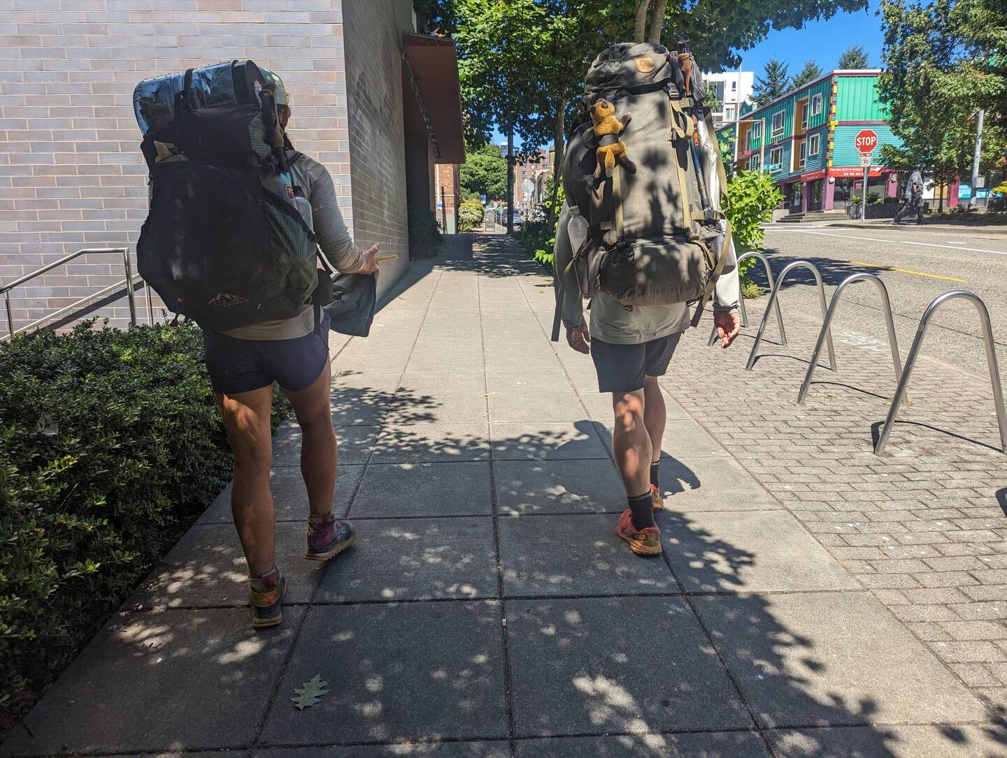 Seattle was pretty crazy after trail life!