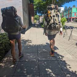 Seattle was pretty crazy after trail life!