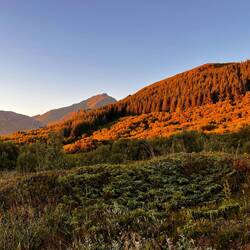 Abendstimmung am Stellplatz