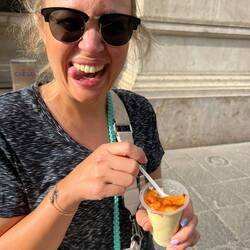 Leche asada (Ein Pudding, hat uns leider nicht geschmeckt, da der Hauptgeschmack Ei war.)