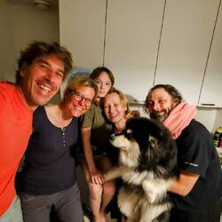 unsere Warmshower Hosts. Kiitos😘!