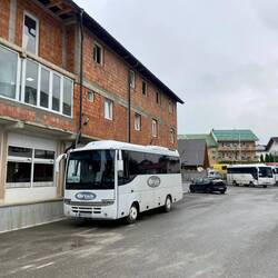 Als ich um kurz vor 8 Uhr beim Busbahnhof angekommen bin, war mein Bus tatsächlich schon da.