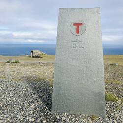 Der nördliche Terminus des E1