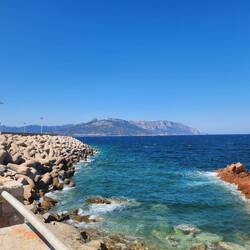 Breakwater at the marina
