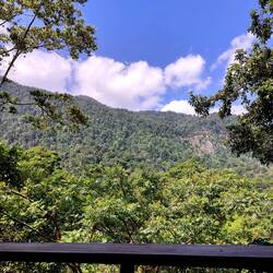 Sicht von unserer Unterkunft 🤩