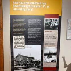 Die Stadt hiess zuerst Farwell, dann Revelstoke nach einem Gönner