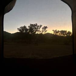 Tent views, Mary Kathleen.