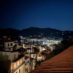 Skopelos at night